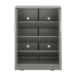 ตู้รองเท้า 2 บาน รุ่นแวนเนส ขนาด 60 ซม. - สีเทา