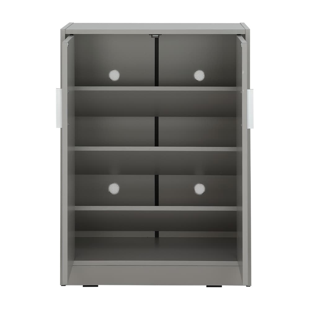 ตู้รองเท้า 2 บาน รุ่นแวนเนส ขนาด 60 ซม. - สีเทา