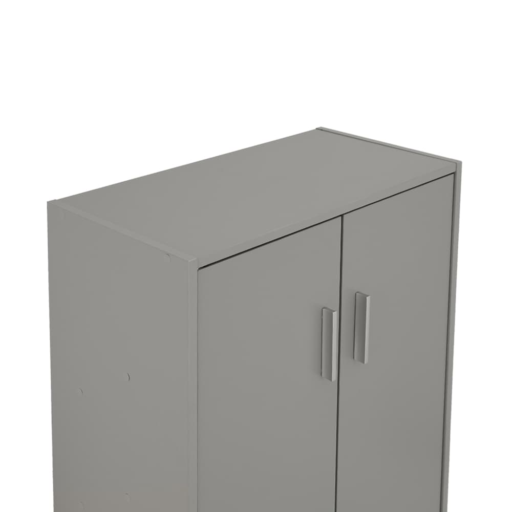 ตู้รองเท้า 2 บาน รุ่นแวนเนส ขนาด 60 ซม. - สีเทา