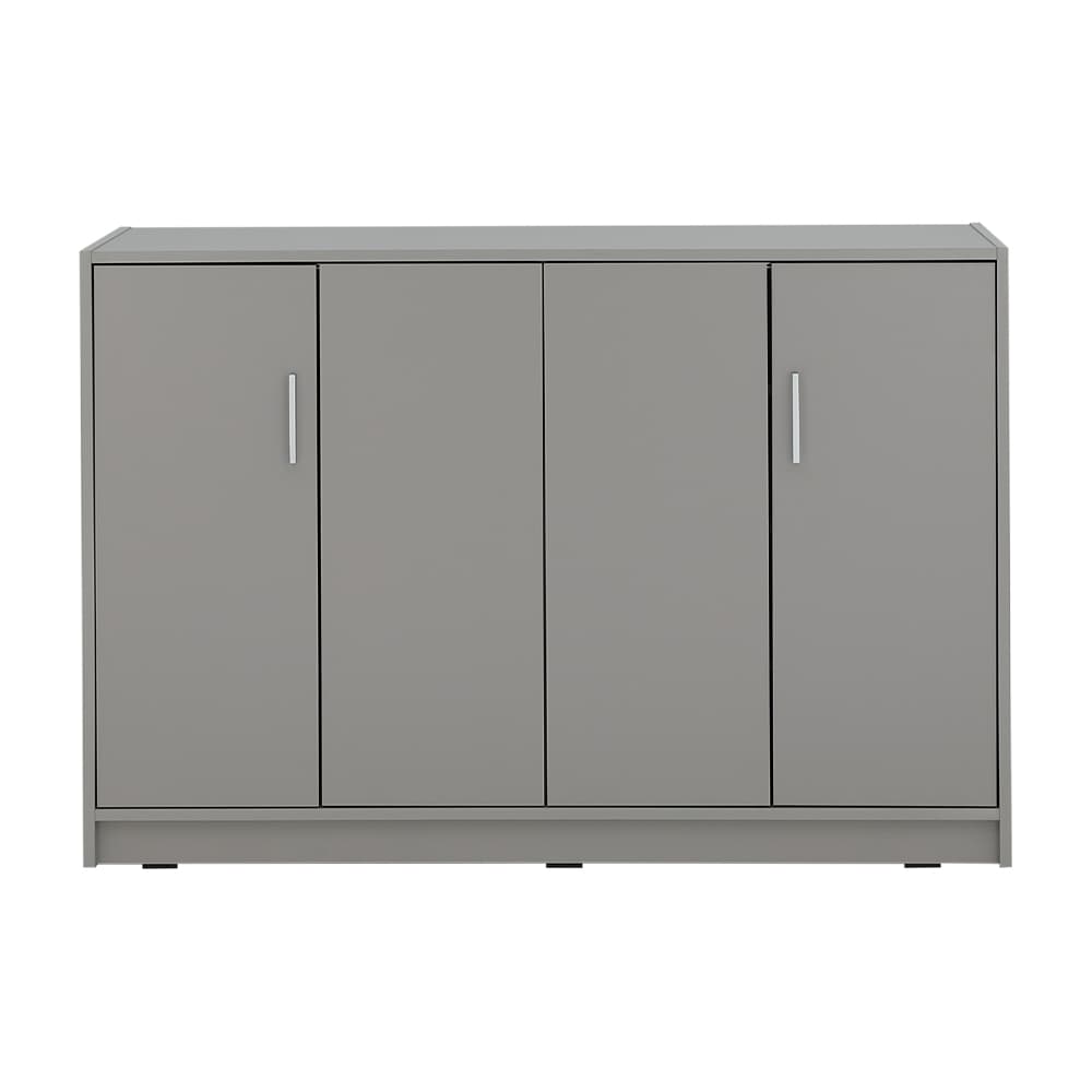 ตู้รองเท้า 4 บาน รุ่นแวนเนส ขนาด 120 ซม. - สีเทา