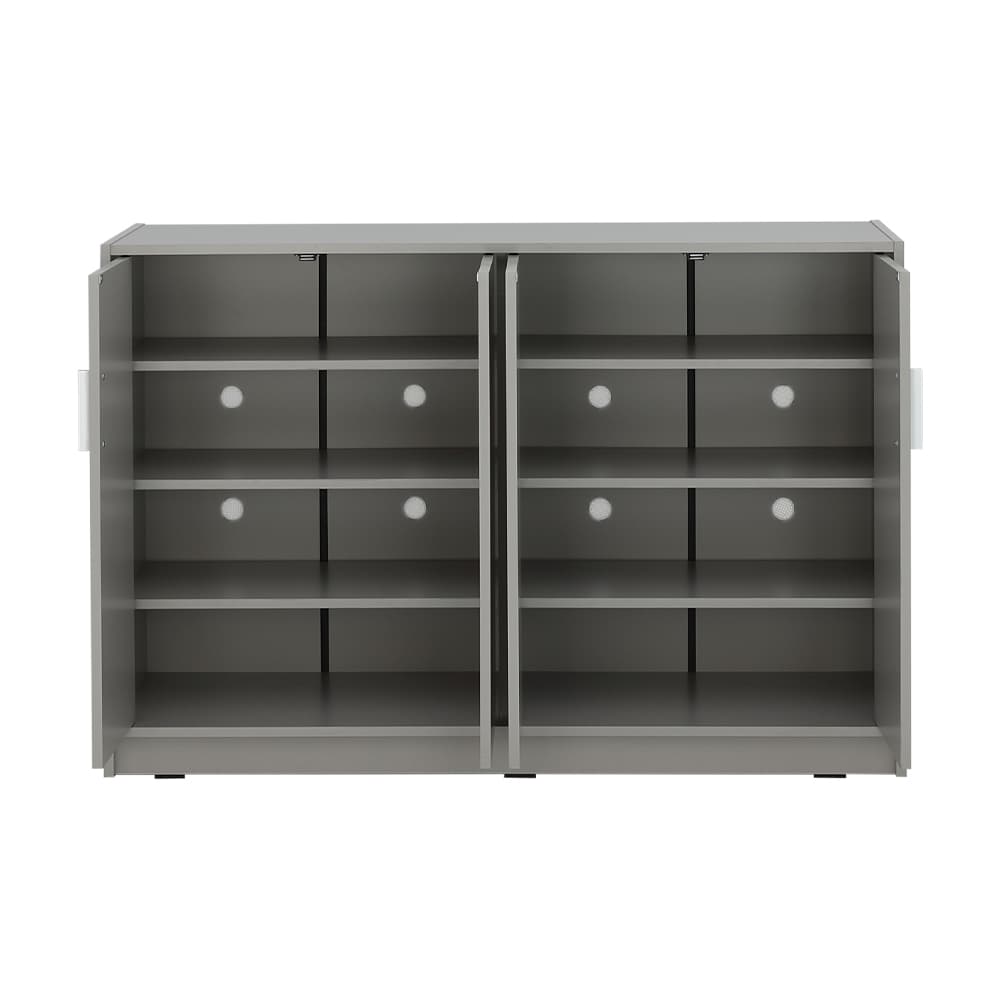 ตู้รองเท้า 4 บาน รุ่นแวนเนส ขนาด 120 ซม. - สีเทา