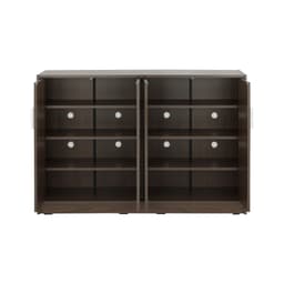 ตู้รองเท้า 4 บาน รุ่นแวนเนส ขนาด 120 ซม. - สีวอลนัท