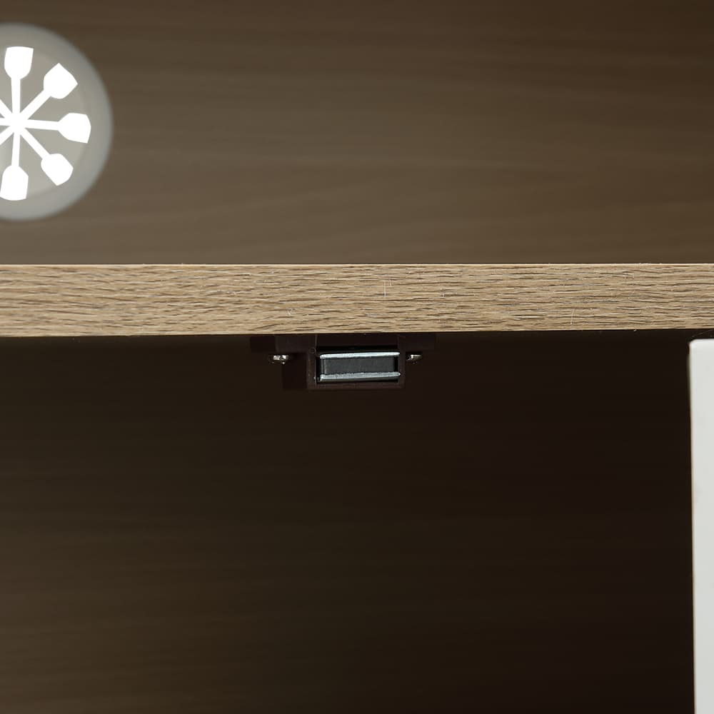 ตู้วางทีวี 2 บาน รุ่นมินิโอ ขนาด 150 ซม. - สีธรรมชาติ/ขาว