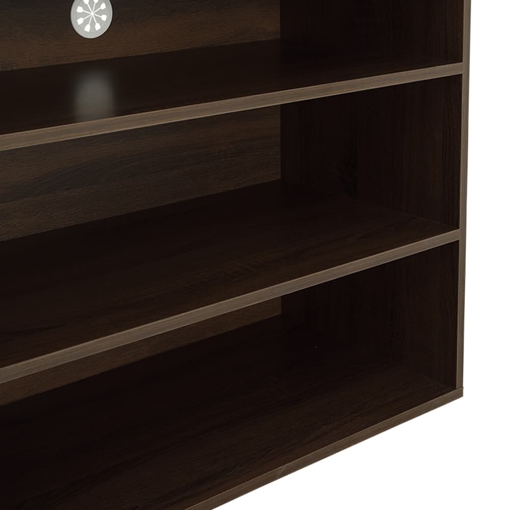 ตู้วางทีวี 2 บาน รุ่นมินิโอ ขนาด 150 ซม. - สีวอลนัท/เทา