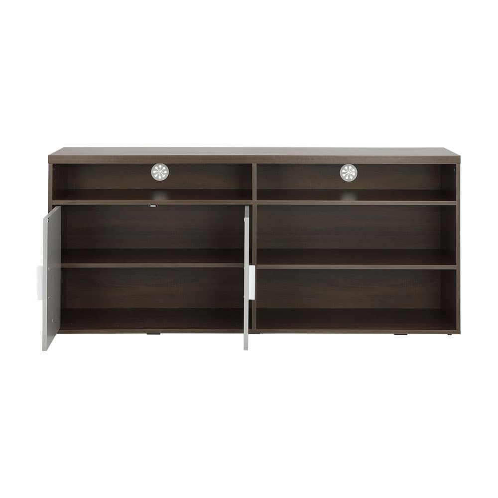 ตู้วางทีวี 2 บาน รุ่นมินิโอ ขนาด 150 ซม. - สีวอลนัท/เทา