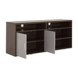 ตู้วางทีวี 2 บาน รุ่นมินิโอ ขนาด 150 ซม. - สีวอลนัท/เทา