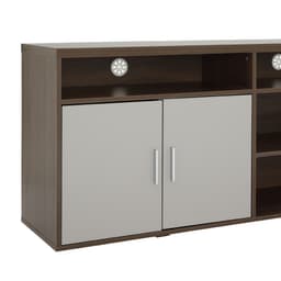 ตู้วางทีวี 2 บาน รุ่นมินิโอ ขนาด 150 ซม. - สีวอลนัท/เทา