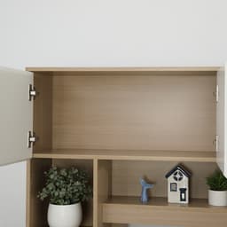 ชุดโฮมเอ็นเตอร์เทนเมนท์ รุ่นมินิโอ ขนาด 150 ซม. - สีธรรมชาติ/ขาว