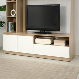 ชุดโฮมเอ็นเตอร์เทนเมนท์ รุ่นมินิโอ ขนาด 150 ซม. - สีธรรมชาติ/ขาว