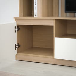 ชุดโฮมเอ็นเตอร์เทนเมนท์ รุ่นมินิโอ ขนาด 200 ซม. - สีธรรมชาติ/ขาว