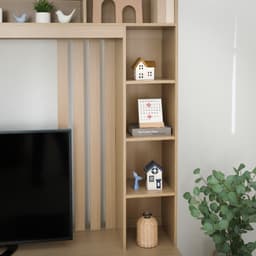 ชุดโฮมเอ็นเตอร์เทนเมนท์ รุ่นมินิโอ ขนาด 240 ซม. - สีธรรมชาติ/ขาว