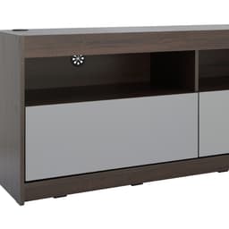 ตู้วางทีวี 2 ลิ้นชัก รุ่นมินิโอ ขนาด 150 ซม. - สีวอลนัท/เทา