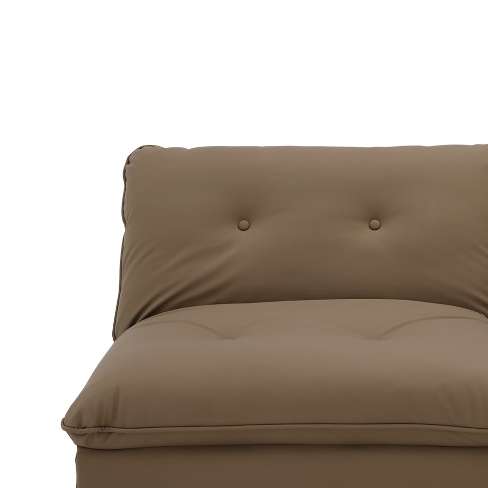 โซฟา PU ปรับนอน รุ่นโมนีก้า - สีน้ำตาล