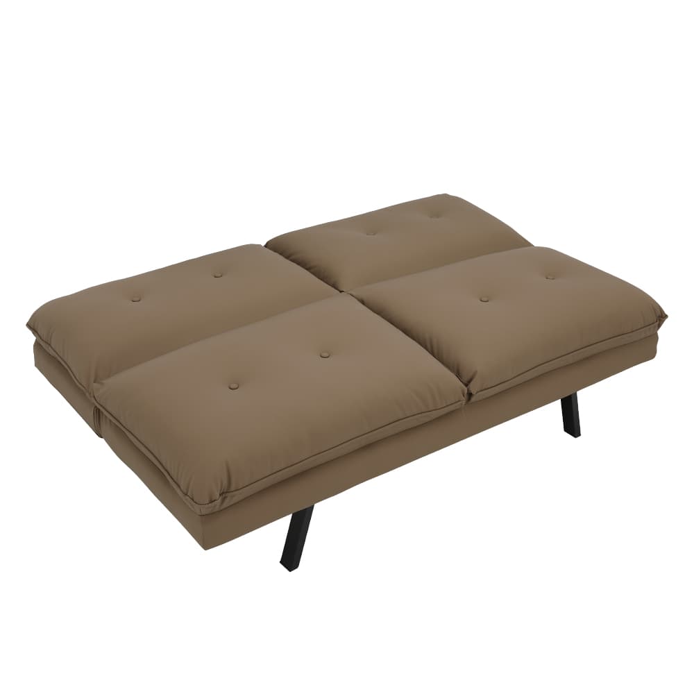 โซฟา PU ปรับนอน รุ่นโมนีก้า - สีน้ำตาล