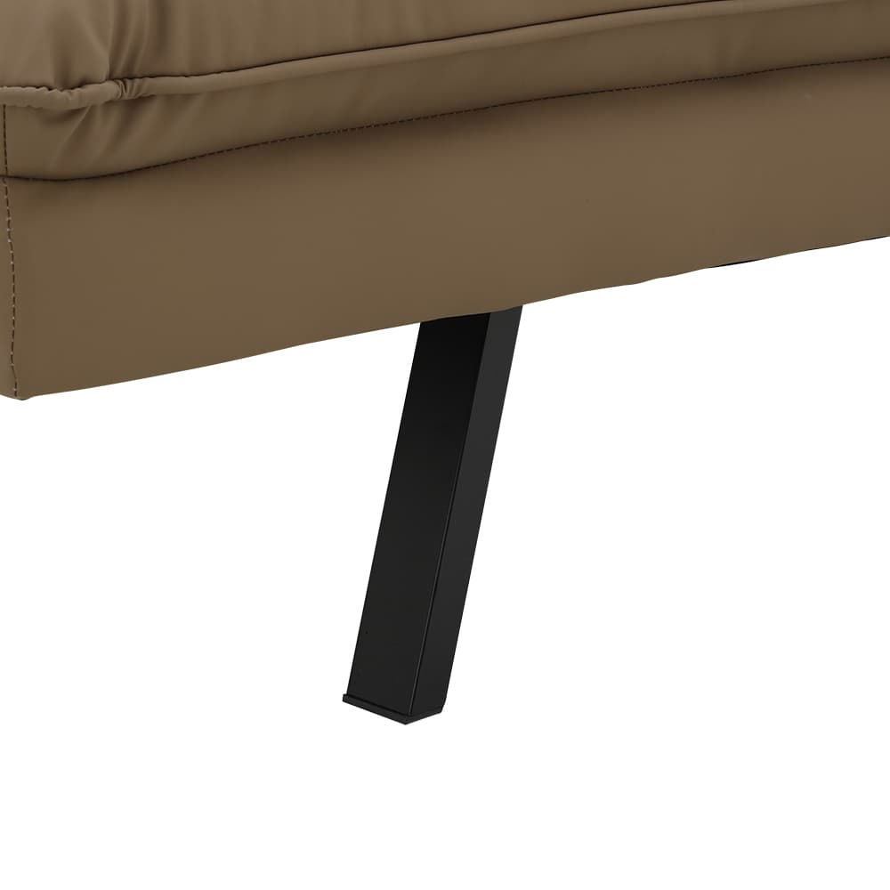 โซฟา PU ปรับนอน รุ่นโมนีก้า - สีน้ำตาล