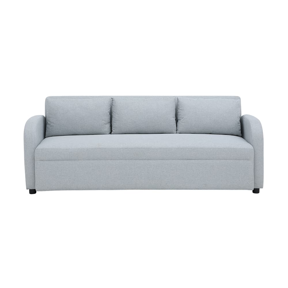 โซฟาผ้า 3 ที่นั่ง รุ่นเลย์ลา - สีเทาอ่อน