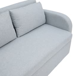 โซฟาผ้า 3 ที่นั่ง รุ่นเลย์ลา - สีเทาอ่อน