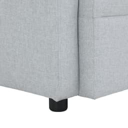 โซฟาผ้า 3 ที่นั่ง รุ่นเลย์ลา - สีเทาอ่อน