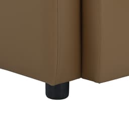 โซฟา PVC L-shape ด้านซ้าย รุ่นเลย์ลา - สีน้ำตาล