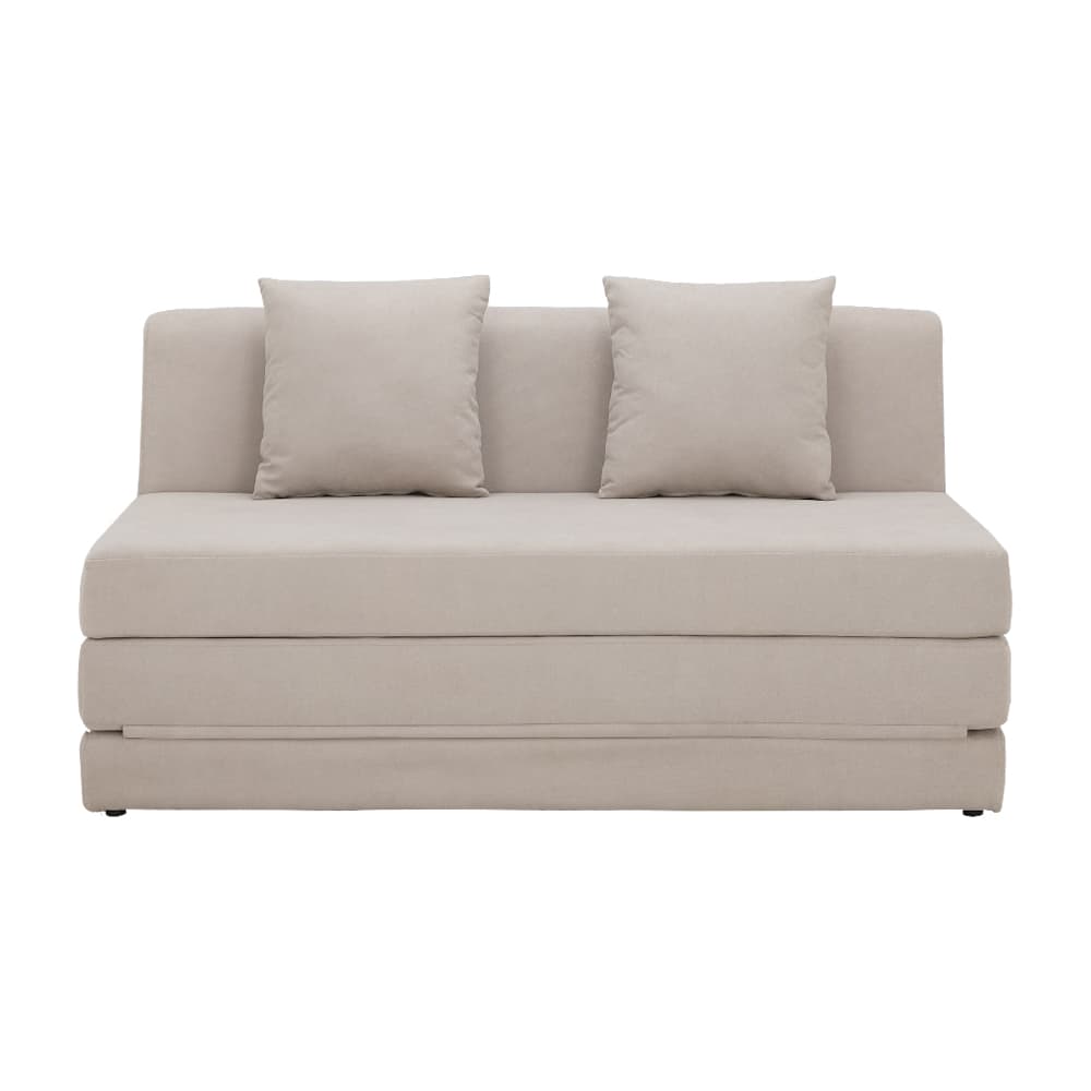 โซฟาผ้าปรับนอน รุ่นจินนี่ - สีครีม