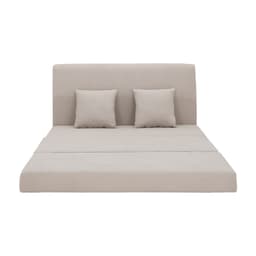 โซฟาผ้าปรับนอน รุ่นจินนี่ - สีครีม