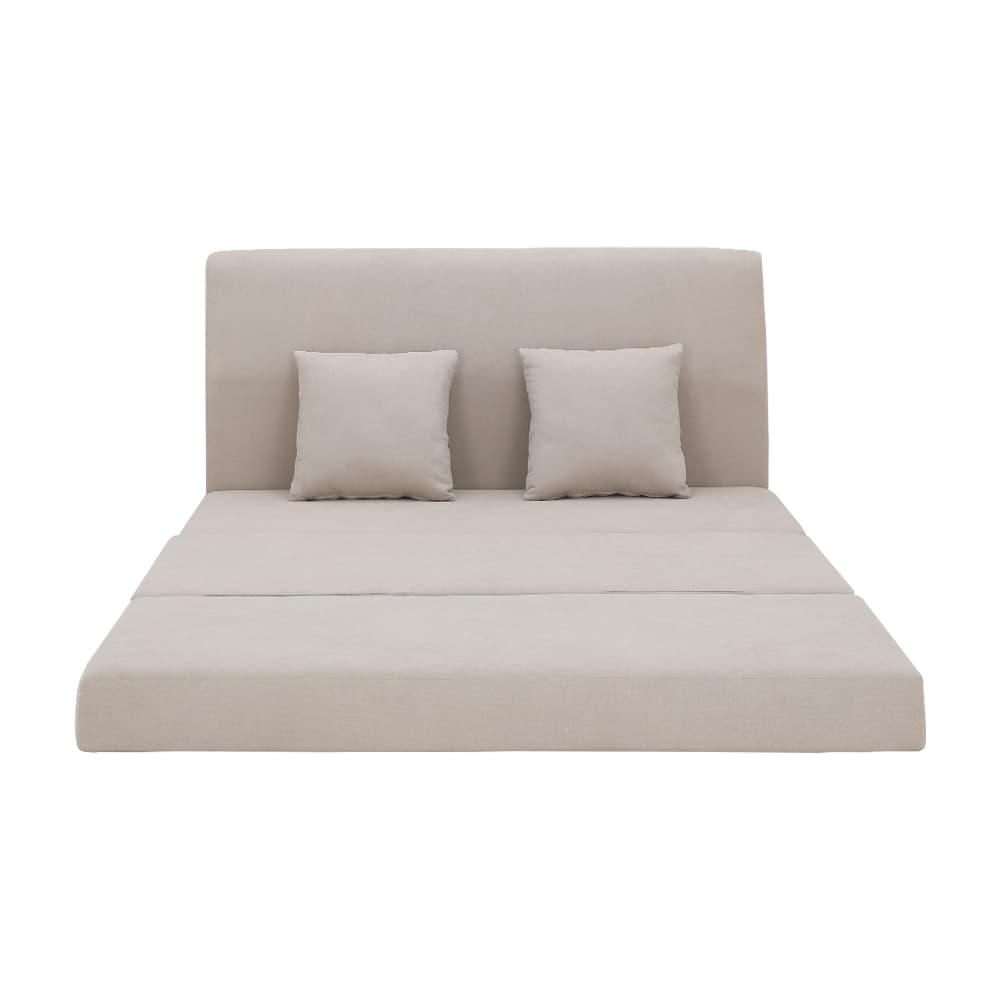 โซฟาผ้าปรับนอน รุ่นจินนี่ - สีครีม