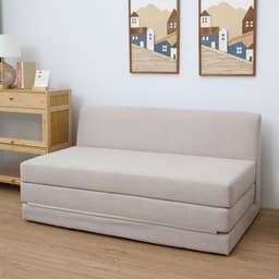 โซฟาผ้าปรับนอน รุ่นจินนี่ - สีครีม