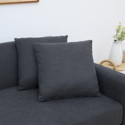 โซฟาผ้าปรับนอน มีที่วางแขน รุ่นจินนี่ - สีเทาเข้ม