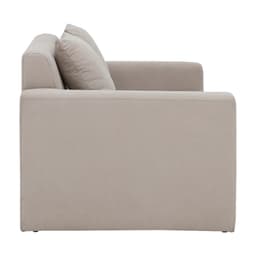 โซฟาผ้าปรับนอน มีที่วางแขน รุ่นจินนี่ - สีครีม