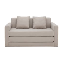 โซฟาผ้าปรับนอน มีที่วางแขน รุ่นจินนี่ - สีครีม