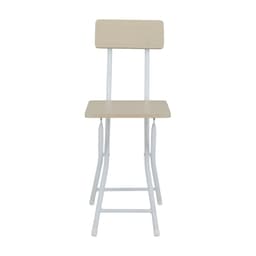 เก้าอี้พับ รุ่นเฟล็กซ์ซี่ - สีขาว/ธรรมชาติ