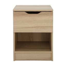 ตู้ข้างเตียง 1 ลิ้นชัก รุ่นลูม่า - สีธรรมชาติ