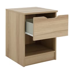 ตู้ข้างเตียง 1 ลิ้นชัก รุ่นลูม่า - สีธรรมชาติ