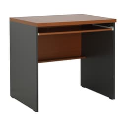 โต๊ะคอมพิวเตอร์ รุ่นฟอร์มา ขนาด 80 ซม. - สีเชอร์รี่/เทา