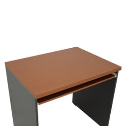 โต๊ะคอมพิวเตอร์ รุ่นฟอร์มา ขนาด 80 ซม. - สีเชอร์รี่/เทา