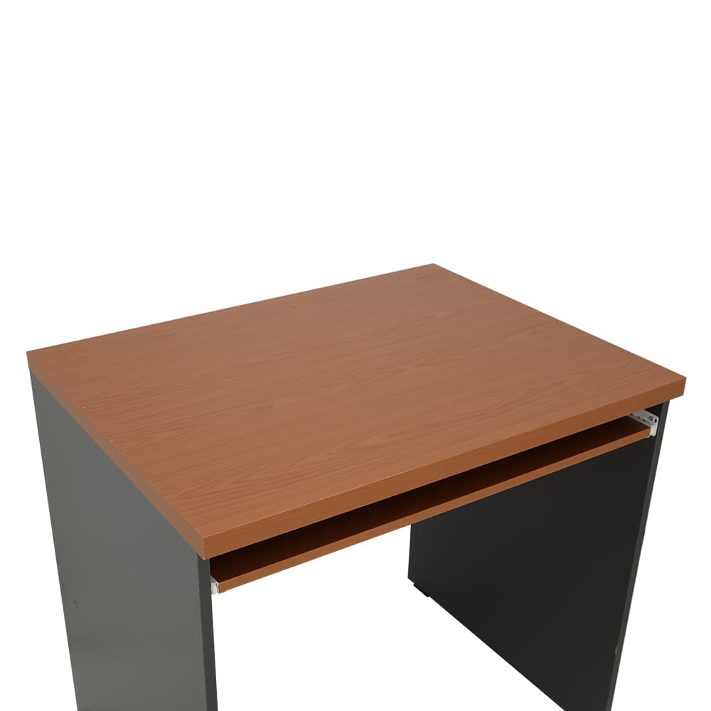 โต๊ะคอมพิวเตอร์ รุ่นฟอร์มา ขนาด 80 ซม. - สีเชอร์รี่/เทา