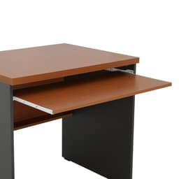 โต๊ะคอมพิวเตอร์ รุ่นฟอร์มา ขนาด 80 ซม. - สีเชอร์รี่/เทา