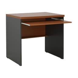 โต๊ะคอมพิวเตอร์ รุ่นฟอร์มา ขนาด 80 ซม. - สีเชอร์รี่/เทา