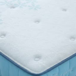 ที่นอน รุ่นคูลลิซึ่ม ขนาด 6 ฟุต หนา 8 นิ้ว - สีขาว/ฟ้าอ่อน