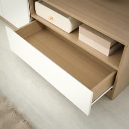 โซฟาเบดผ้า L-shape และชุดโฮมเอ็นเตอร์เทนเมนท์ ขนาด 150 ซม. รุ่นเคียร่า+มินิโอ - สีน้ำตาลอ่อน/ธรรมชาติ