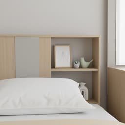 ชุดห้องนอน รุ่นแมกโนเลีย ขนาด 5 ฟุต (เตียง, ตู้เสื้อผ้า 5 บาน, โต๊ะเครื่องแป้ง ) - สีธรรมชาติ/หินอ่อน