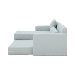 โซฟาผ้าปรับนอน L-shape ด้านขวา รุ่นจินนี่ - สีเทาอ่อน