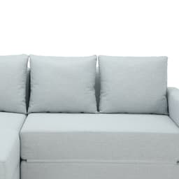 โซฟาผ้าปรับนอน L-shape ด้านขวา รุ่นจินนี่ - สีเทาอ่อน