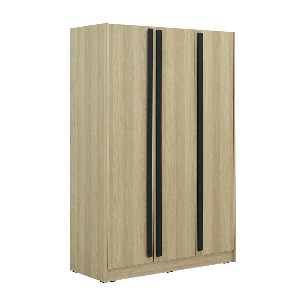 ตู้เสื้อผ้า รุ่นแชมป์ ขนาด 120 ซม. - สีไลท์ วู้ด/ดำ