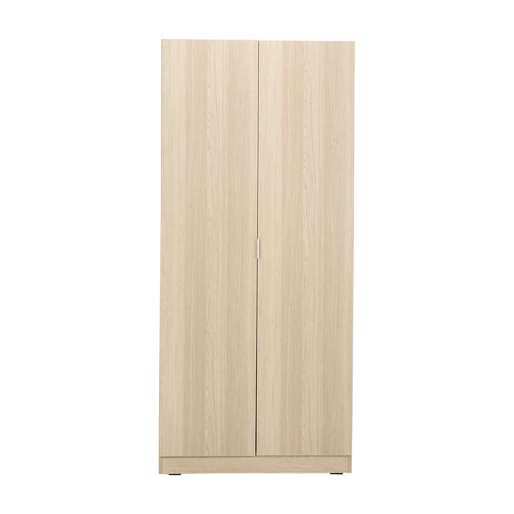 ชุดห้องนอน รุ่นแชมป์ ขนาด 3.5 ฟุต (เตียง, ตู้เสื้อผ้า 2 บาน, โต๊ะทำงาน) - สีไลท์ วู้ด/ขาว