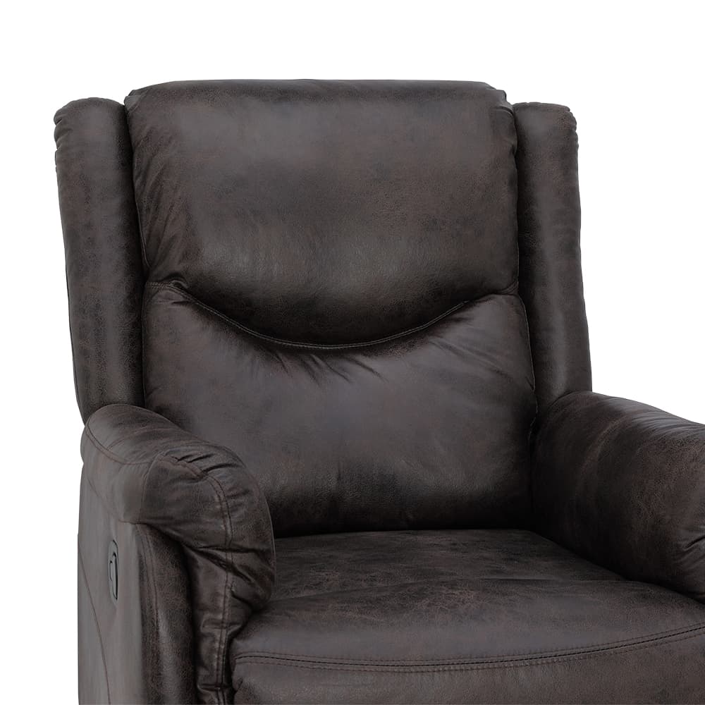 Homehuk โซฟาผ้าปรับระดับ 1 ที่นั่ง รุ่นวัลแคน - สีน้ำตาล