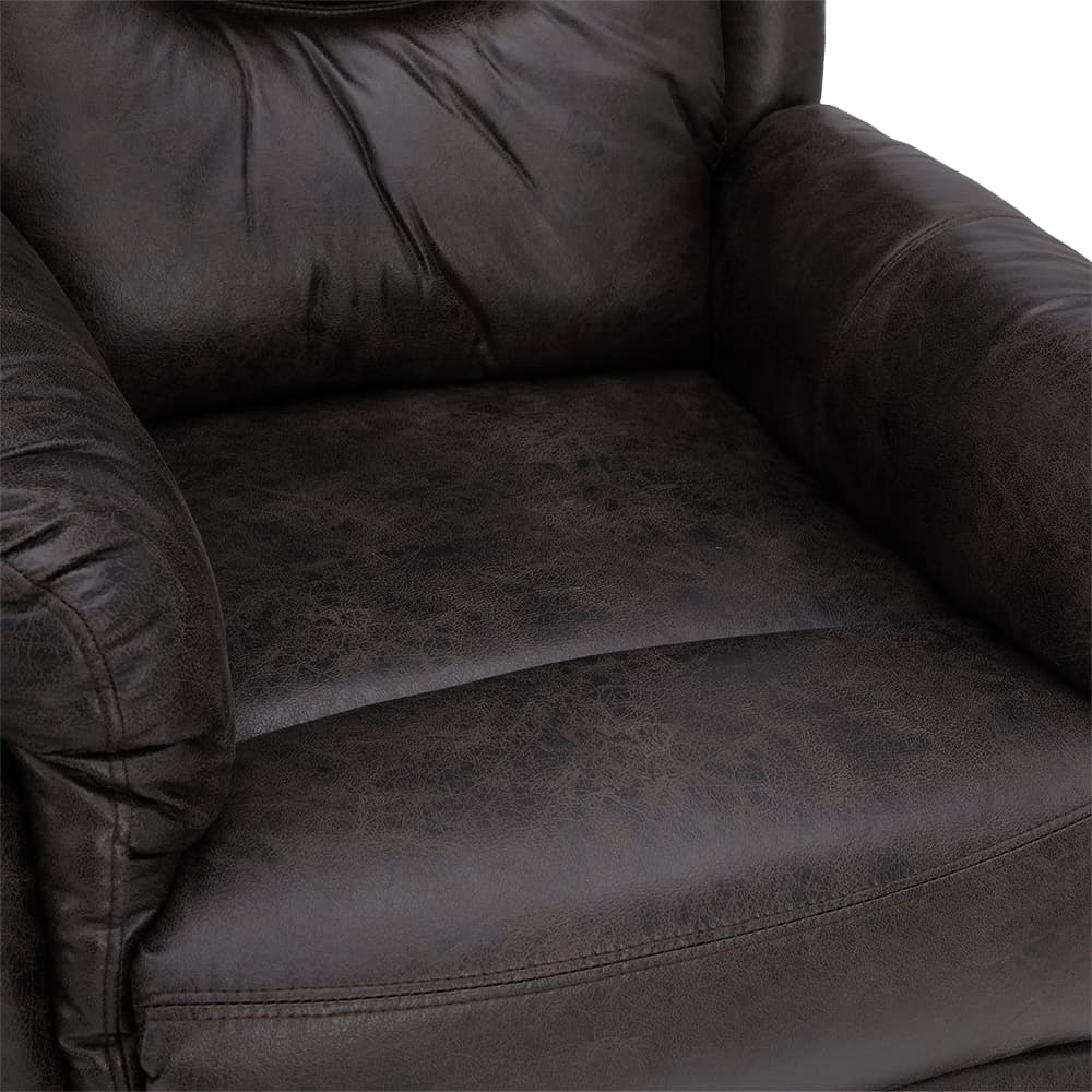 Homehuk โซฟาผ้าปรับระดับ 1 ที่นั่ง รุ่นวัลแคน - สีน้ำตาล