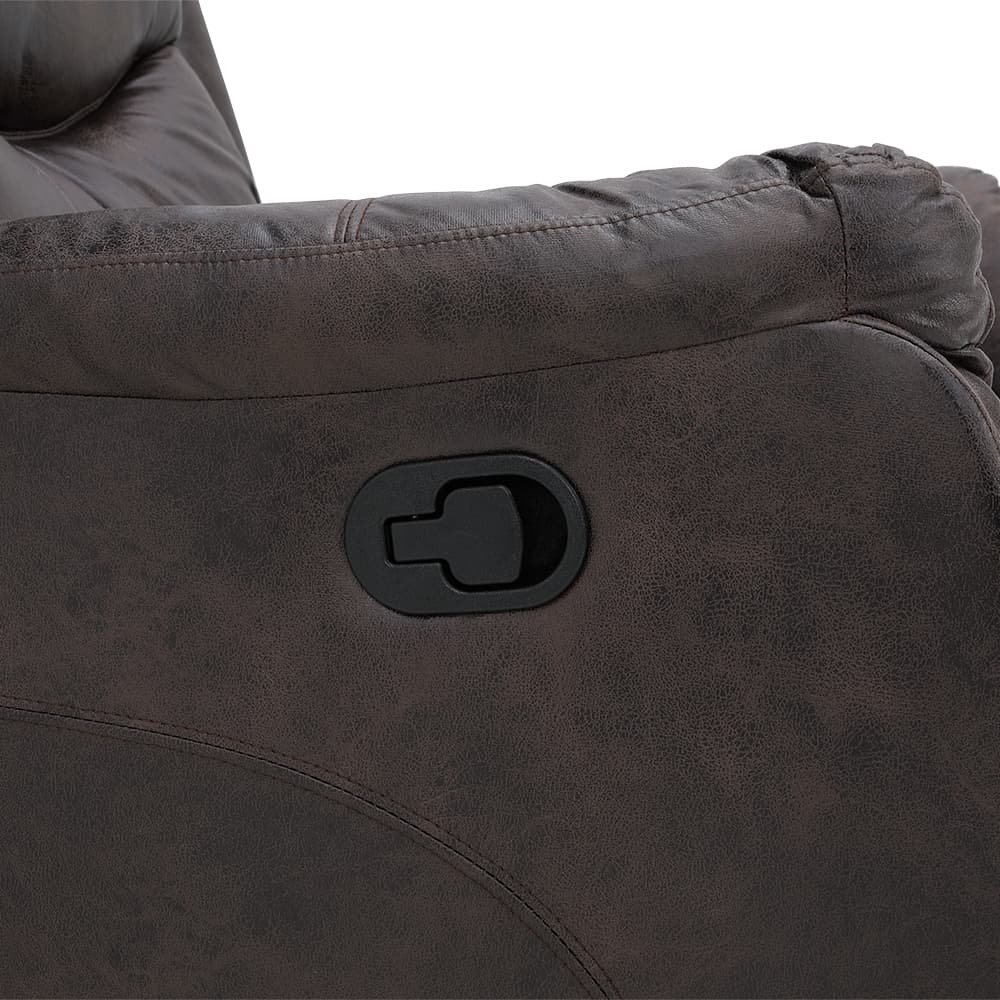 Homehuk โซฟาผ้าปรับระดับ 1 ที่นั่ง รุ่นวัลแคน - สีน้ำตาล