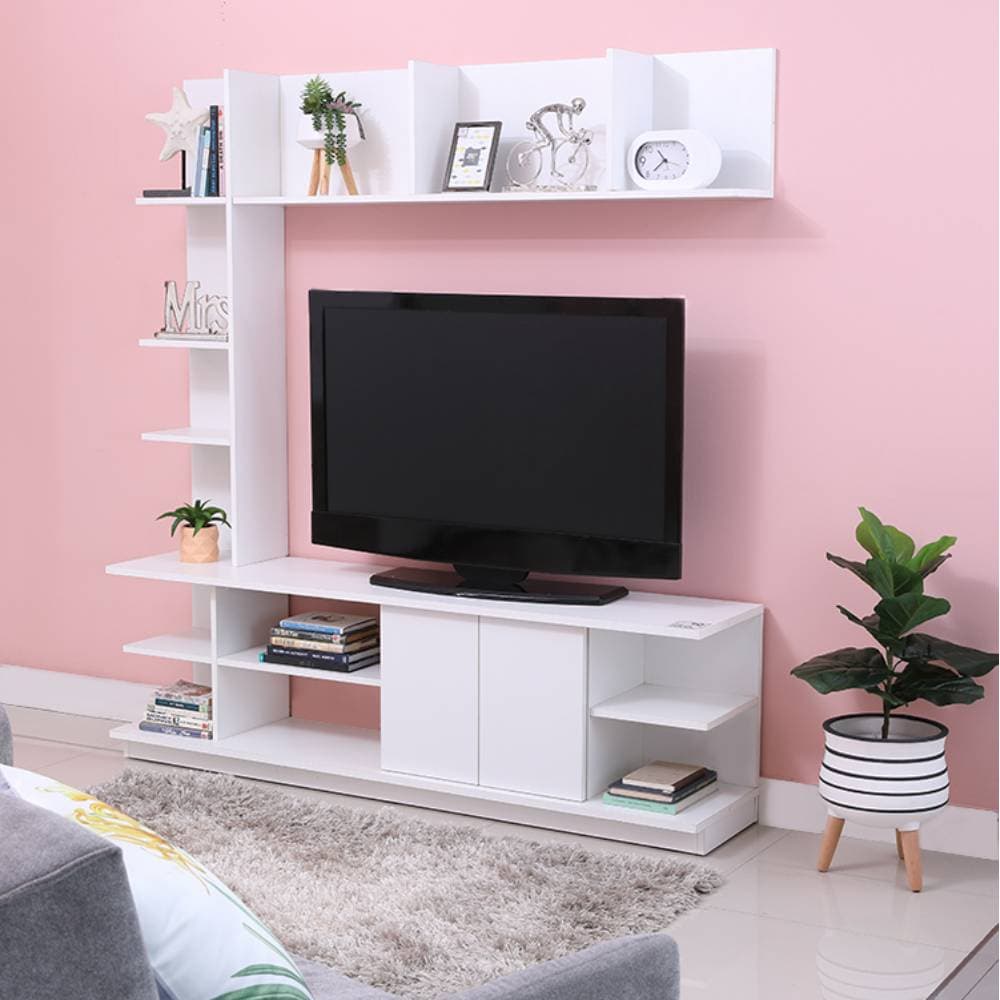 Homehuk ชุดโฮมเอ็นเตอร์เทนเมนท์ รุ่นมัช ขนาด 160 ซม. - สีขาว