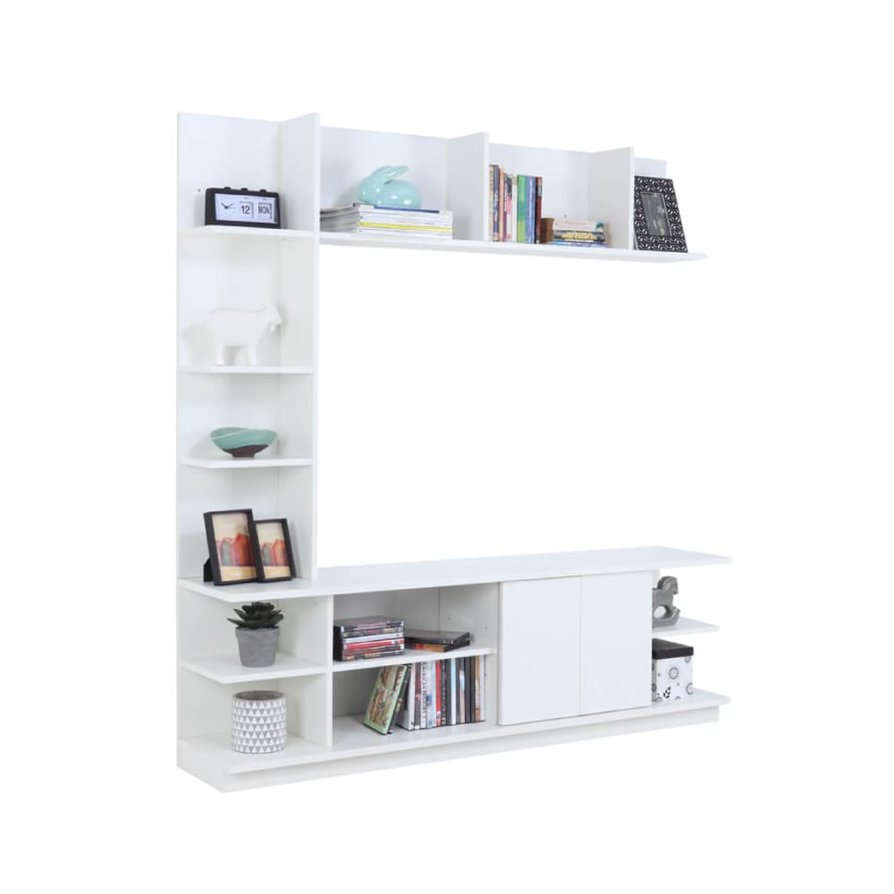 Homehuk ชุดโฮมเอ็นเตอร์เทนเมนท์ รุ่นมัช ขนาด 160 ซม. - สีขาว